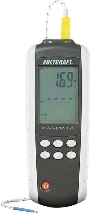 2x K-type draadsensoren (-20 tot +250 ºC)- 3 batterijen (AAA) - USB-kabel - Software CD - Gebruiksaanwijzing