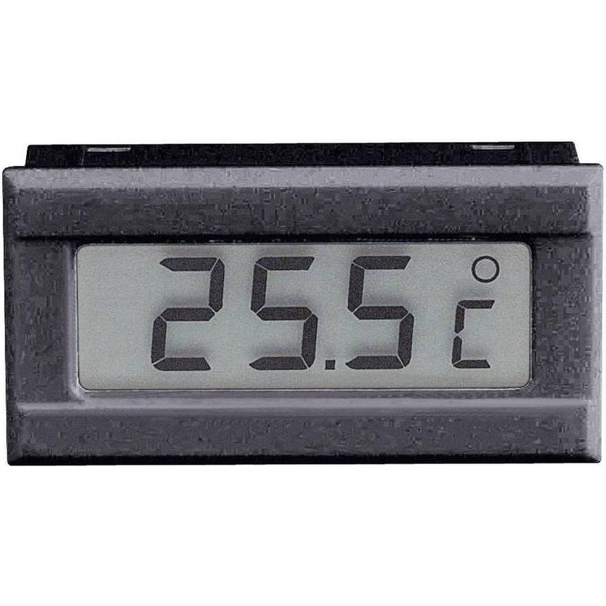 Thumbnail - Voltcraft LCD-Temperaturmodul TM-70, Thermometer + Hygrometer, Schwarz