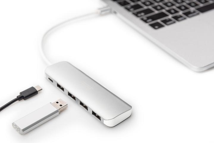 Image du produit Digitus Hub USB-C (USB-C, 4 ports)