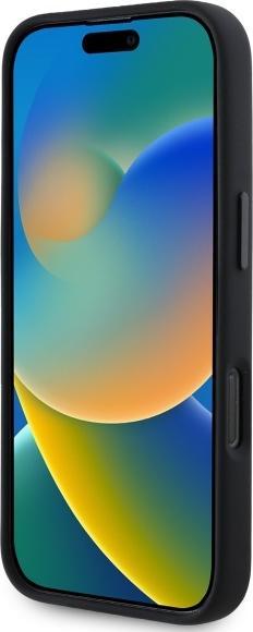 Produktbild Karl Lagerfeld KLHMP16LSCMKMPCK iPhone 16 Pro 6.3" czarny/black hardcase Silicone Shadow Metal Initi (Apple iPhone 16 Pro)