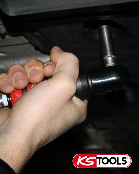 Produktbild KS Tools SlimPOWER Mini-Druckluft-Umschaltratsche, max. 6,3 bar (90 psi), 1/4" (1/4")