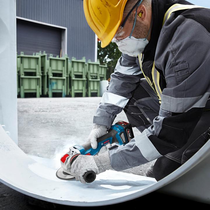 Produktbild Bosch Professional Blau 06019N4200 GWX 18V-11 S 18V Haakse slijpmachine (125 mm)