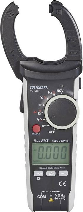 Produktbild Voltcraft Digitales TrueRMS AC-Stromzangen-Multimeter VC585 (CAT III 600V)