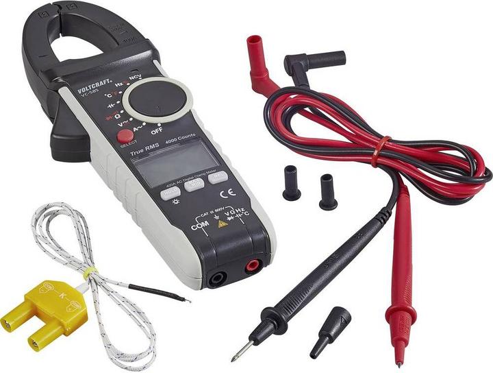 Produktbild Voltcraft Digitales TrueRMS AC-Stromzangen-Multimeter VC585 (CAT III 600V)