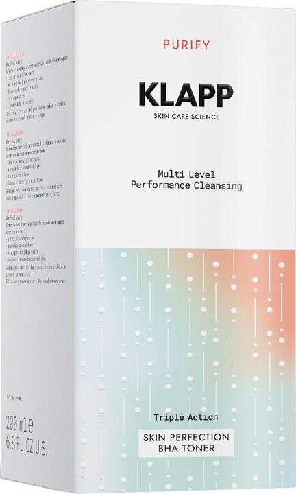 Produktbild Klapp Multi Level Performance Cleansing Triple Action SKIN PERFECTION BHA TONER (Tonic, 200 ml)