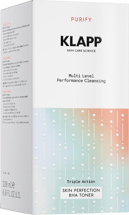 Actual product image Klapp Multi Level Performance Cleansing Triple Action SKIN PERFECTION BHA TONER (Tonic water, 200 ml)