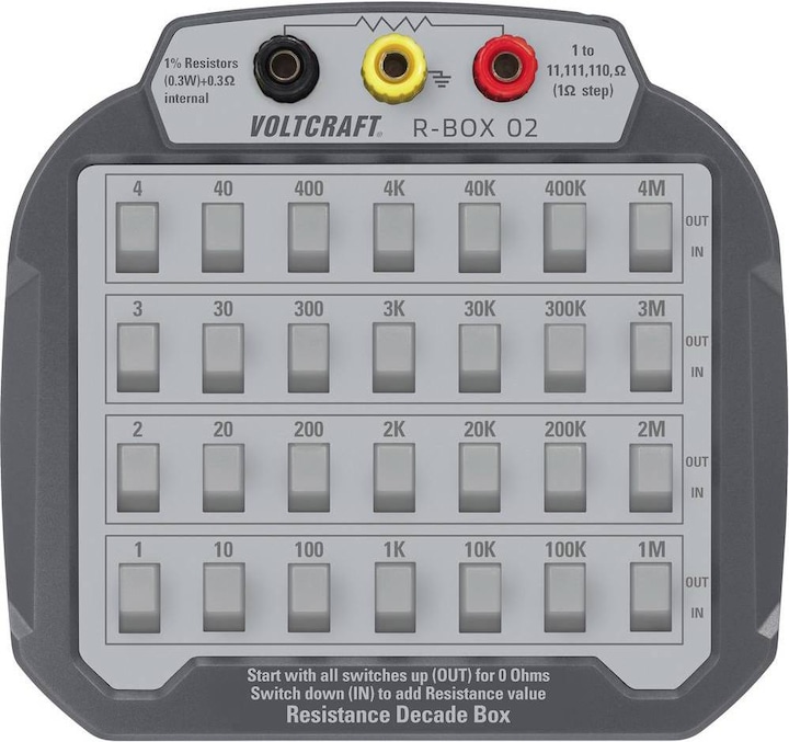 Produktbild Voltcraft Widerstandsdekade R-Box 02