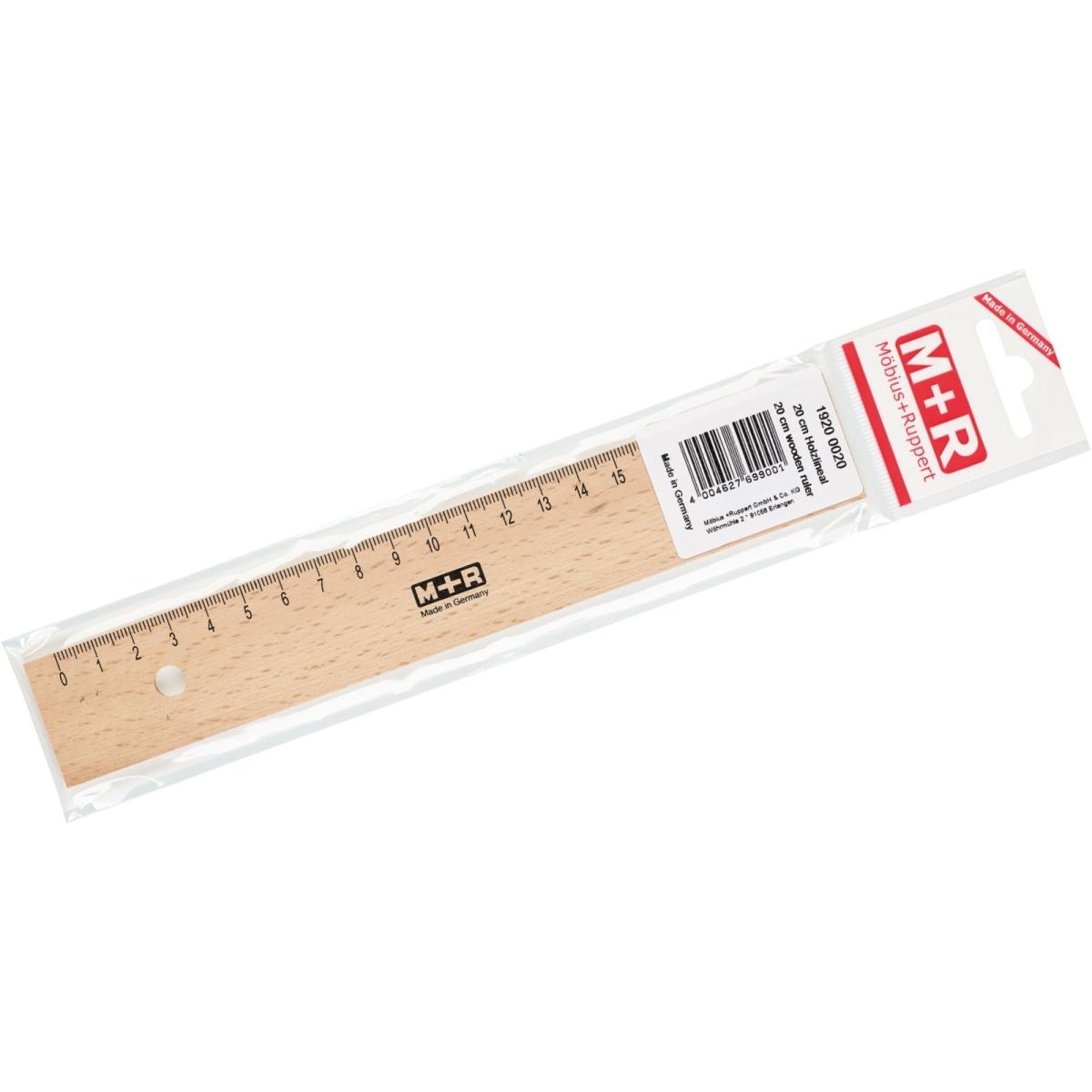 Thumbnail - Magni, Lineal, Holzlineal 20cm im Blister (200 mm)