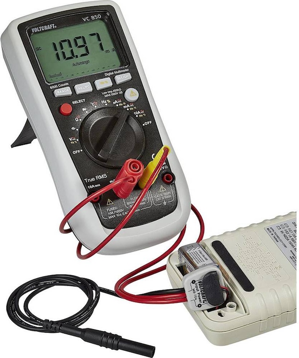 Actual product image Voltcraft Measuring adapter MB-704 type T for 9V block battery