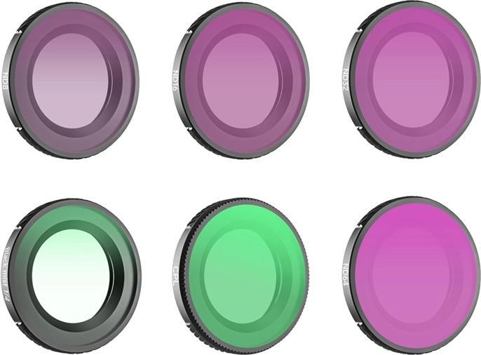 Sunnylife Set of 6 1/4 Black Mist + CPL + ND8 + ND16 + ND32 + ND64 filters for Osmo Nano (Black Mist Filter, Neutral density filter)