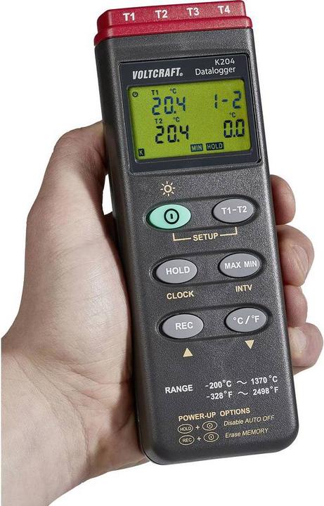 Actual product image Voltcraft Digital Thermometer K204