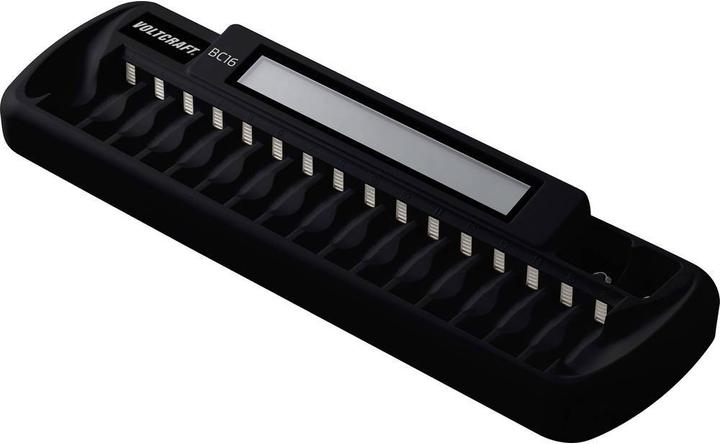 Produktbild Voltcraft Rundzellen-Ladegerät BC16 (1 Stk., 9V Block, AAA, AA, Ladegerät ohne Akku)