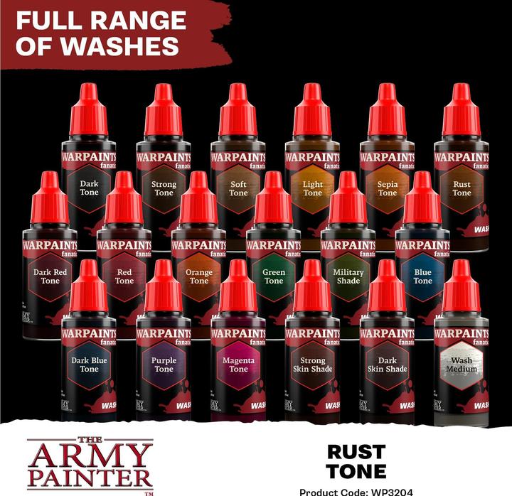 Produktbild The Army Painter Wash Warpaints Fanatic Wash: Rust Tone 18 ml (Rust Tone, 18 ml)