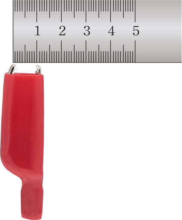 Actual product image Voltcraft Crocodile clips for 2 mm plug 6-pack (Microphone Clip)