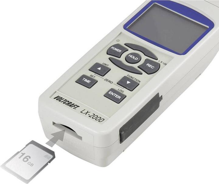 Image du produit Voltcraft Luxmètre LX 2000 avec enregistreur de données