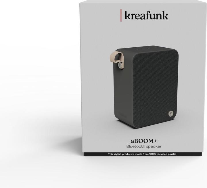 Image du produit Kreafunk aBOOM+ speaker - Ivory sand (KFDY09) (5 h, Fonctionnement sur batterie)