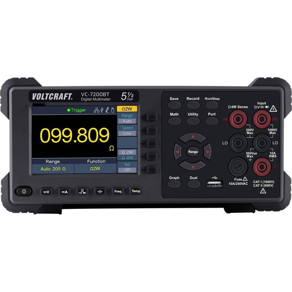 Thumbnail - Voltcraft, Multimeter, Tisch-Multimeter (CAT I 1000V, CAT II 600V)