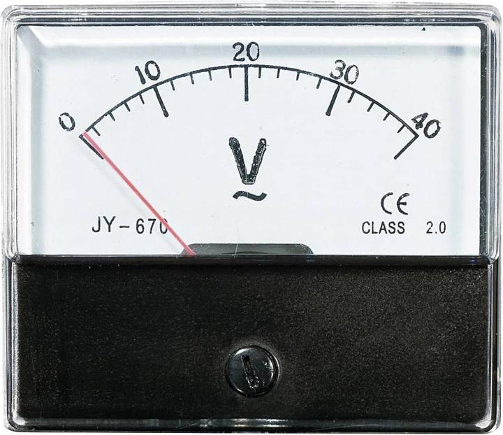 Actual product image Voltcraft Analog Panel Meter Installation Meter