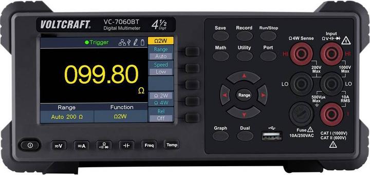 Actual product image Voltcraft Tisch Multimeter VC 7060BT (CAT I 1000V, CAT II 600V)
