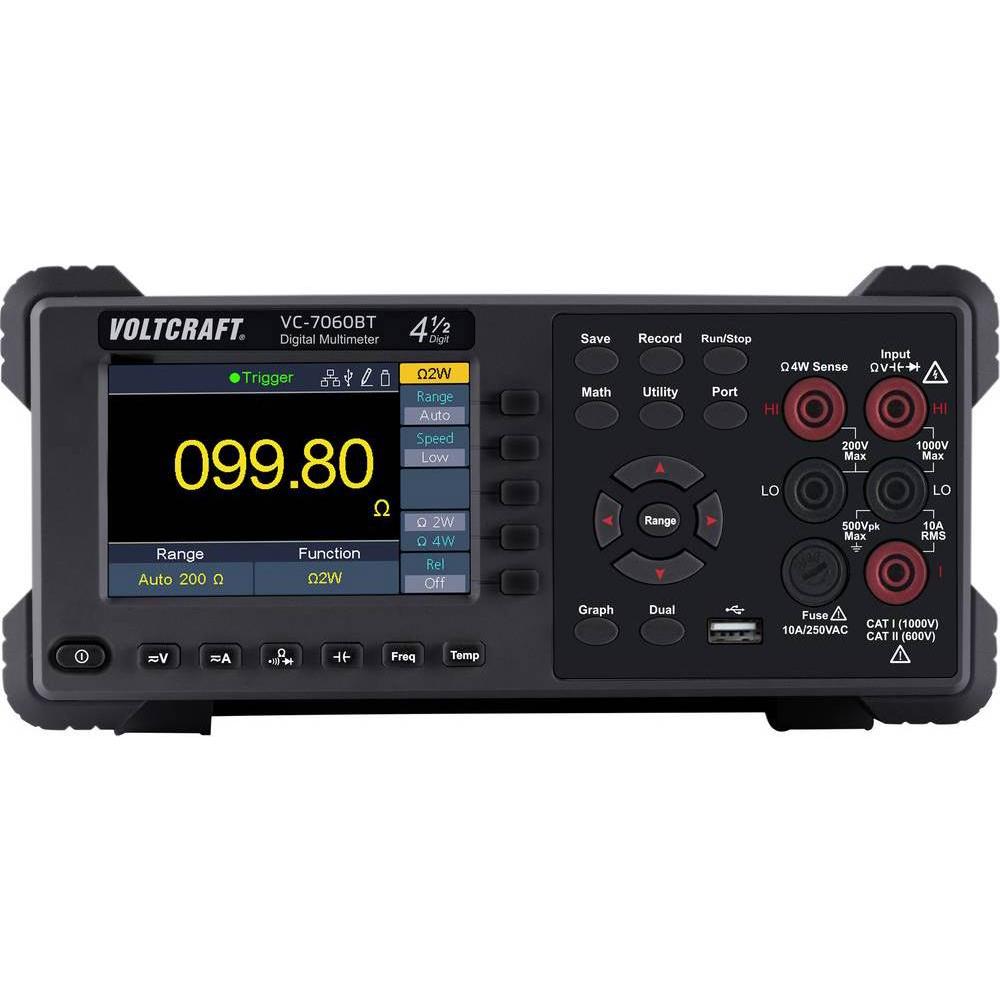 Thumbnail - Voltcraft, Multimeter, Tisch-Multimeter VC 7060BT (CAT I 1000V, CAT II 600V)