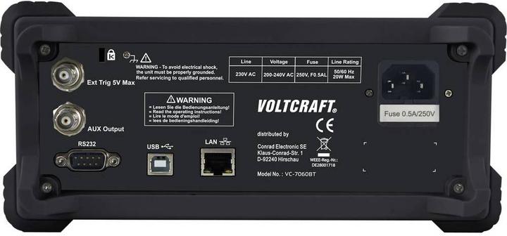 Actual product image Voltcraft Tisch Multimeter VC 7060BT (CAT I 1000V, CAT II 600V)