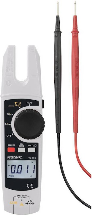 VC-1113 Pinza amperometrica Fili di misura 2 batterie AA Custodia Istruzioni per il trasporto
