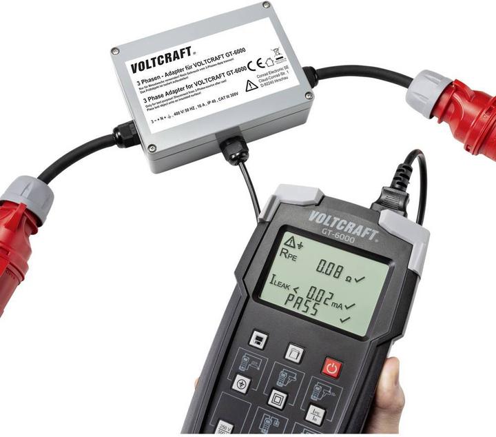 Immagine prodotto Voltcraft Adattatore a spina di misura 3 fasi CEE 16A (Adattatore)