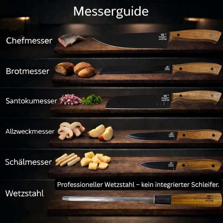 Image du produit Premium Design 7-teiliges Messerblock-Set