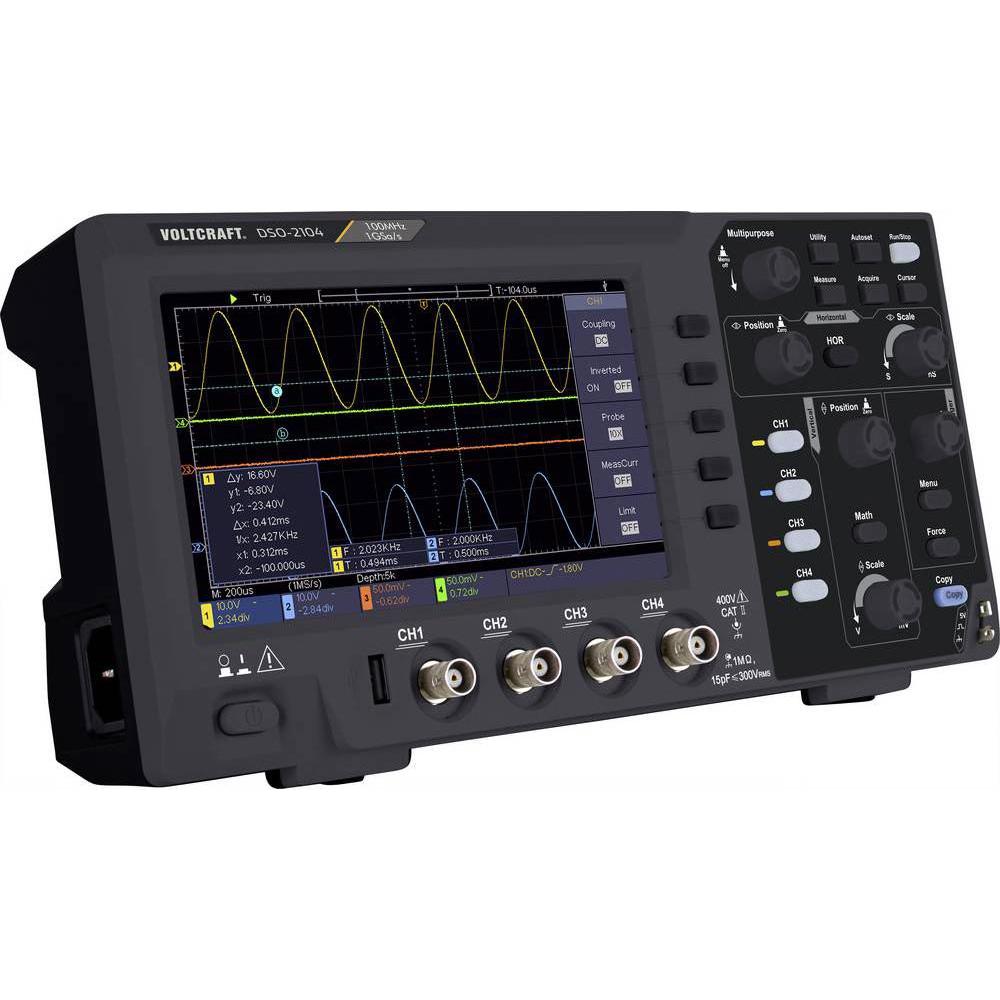 Thumbnail - Voltcraft, Multimeter, DSO-2104 (CAT II 400V)