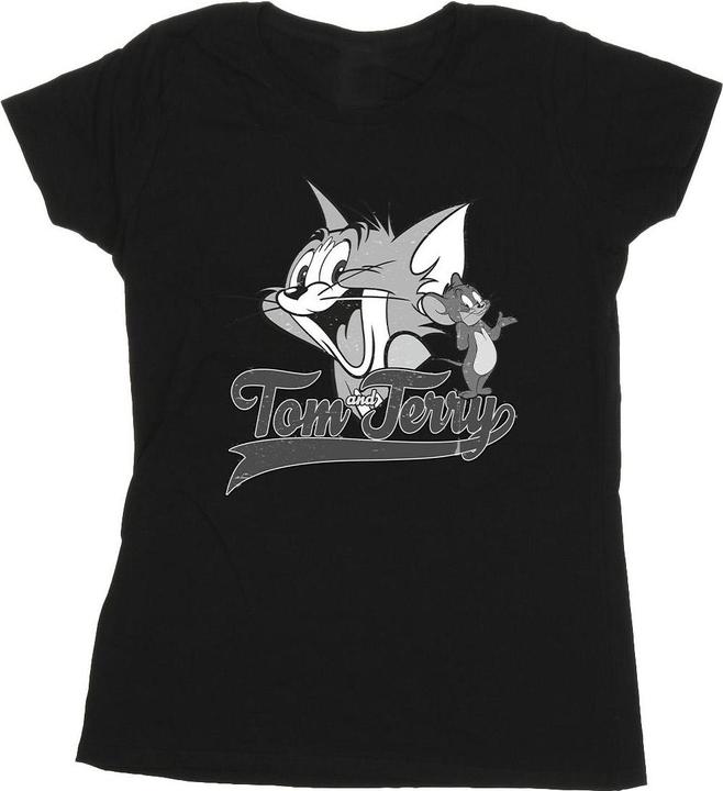 Immagine prodotto Tom & Jerry Greyscale Square Maglietta Donna (XL)
