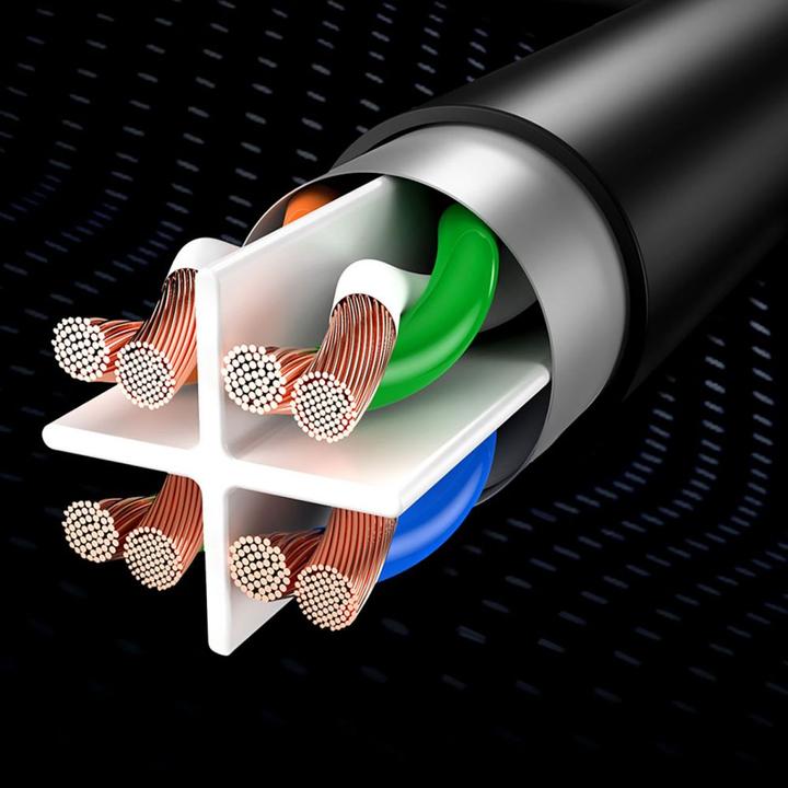Actual product image Baseus Gigabit Network Cable (UTP, CAT6, 0.50 m)