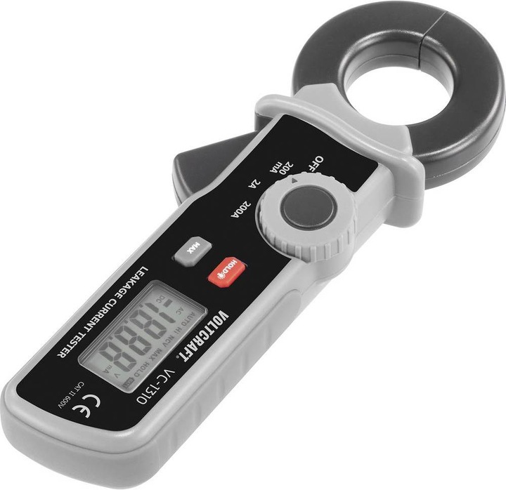 Actual product image Voltcraft VC-1310 Current clamp digital CAT II 600V Display (Counts): 1999 (CAT II 600V)