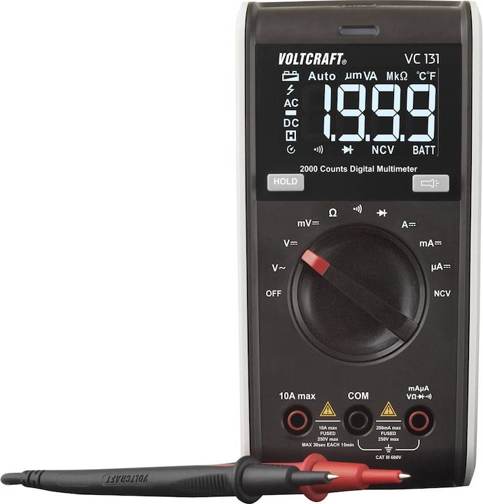 Immagine prodotto Voltcraft Multimetro digitale VC131 (CAT III 600V)