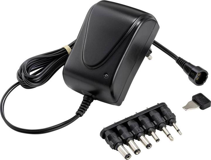 Productafbeelding Voltcraft ESPS-1500-N Plug-in voeding, regelbaar 3 V/DC, 4,5 V/DC, 5 V/DC, 6 V/DC, 7,5 V/DC, 9 V/DC, 12 V/DC