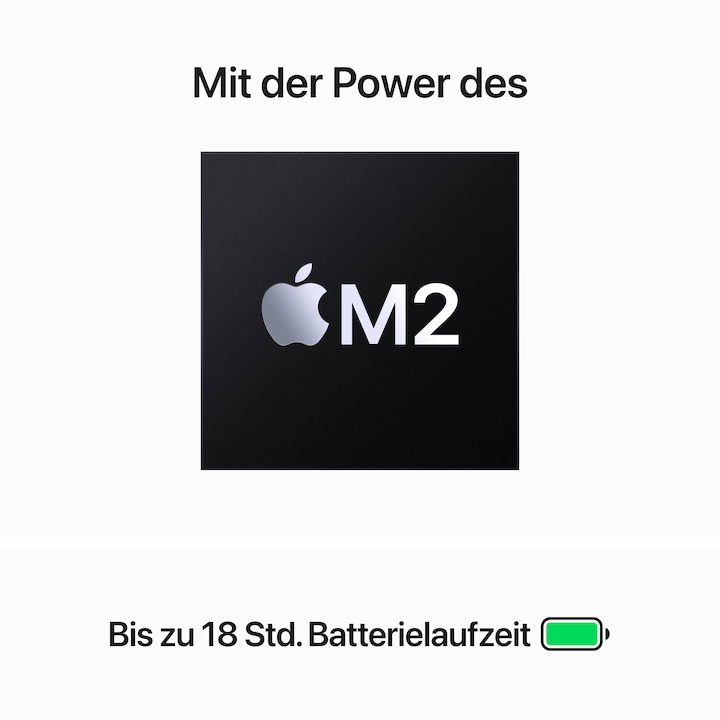 Produktbild Apple MacBook Air – 2023 (15", M2, 8 GB, 256 GB, DE)