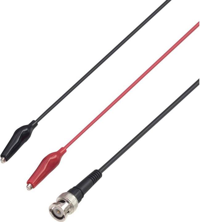 Productafbeelding Voltcraft BNC meetsnoer 114 cm Zwart, Rood MSC-100