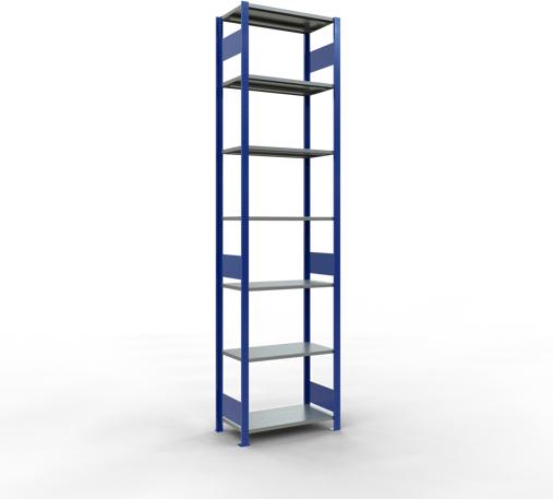 Immagine prodotto Schulte Lagertechnik Sistema di scaffalature di base senza viti MULTIplus150 con ripiani di lunghezza