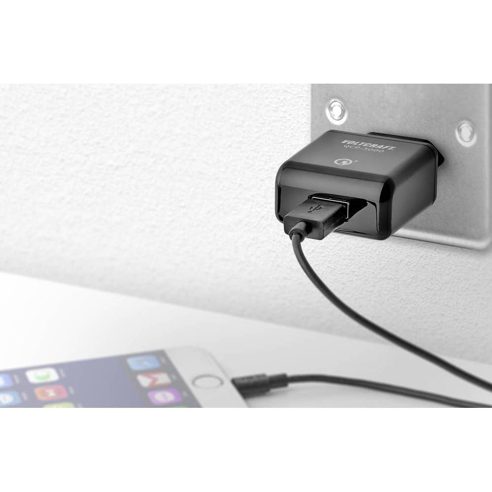 Thumbnail - Voltcraft USB-Ladegerät (19.50 W), USB Ladegerät, Schwarz