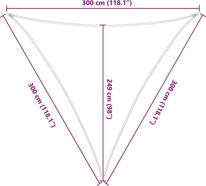Actual product image vidaXL Outdoor Sonnenschutz Markise (300 x 300 cm)