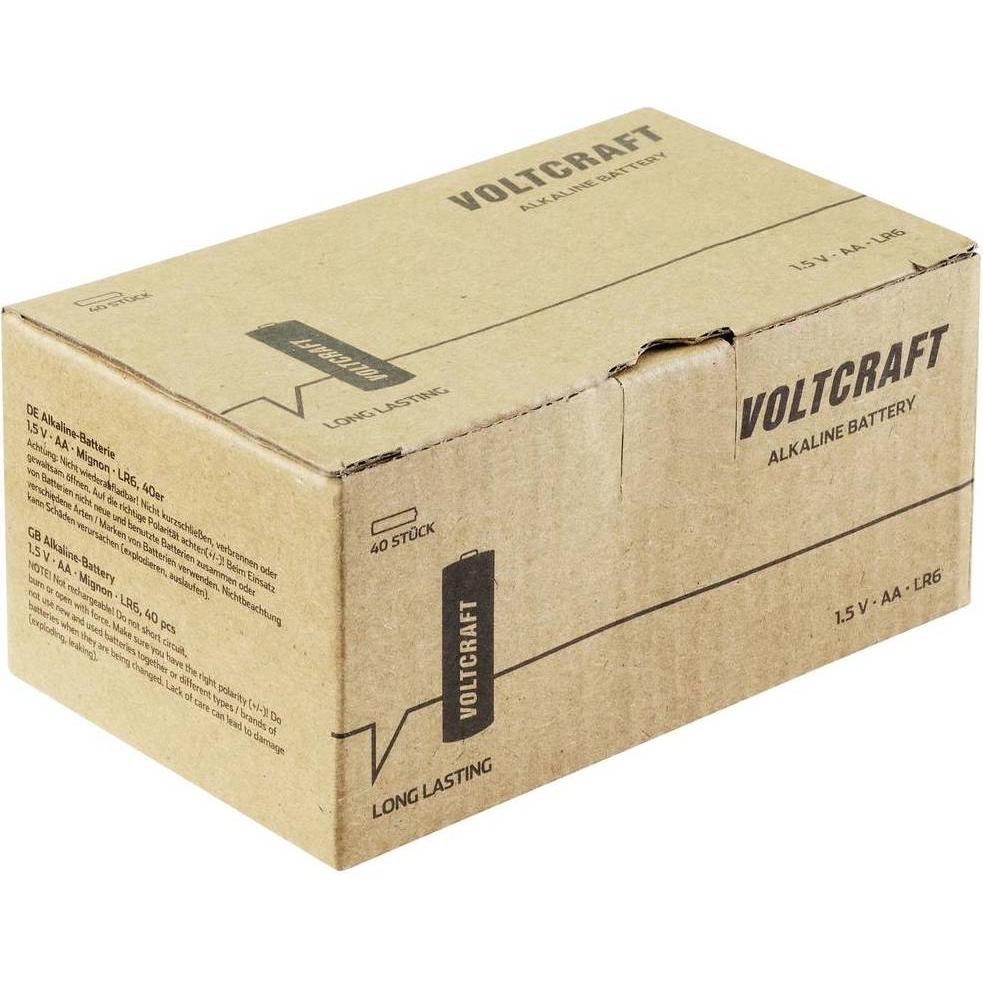 Thumbnail - Voltcraft Industrial Mignon Batterien LR6 SE 40 St (40 Stk., AA, 3000 mAh), Batterien + Akkus