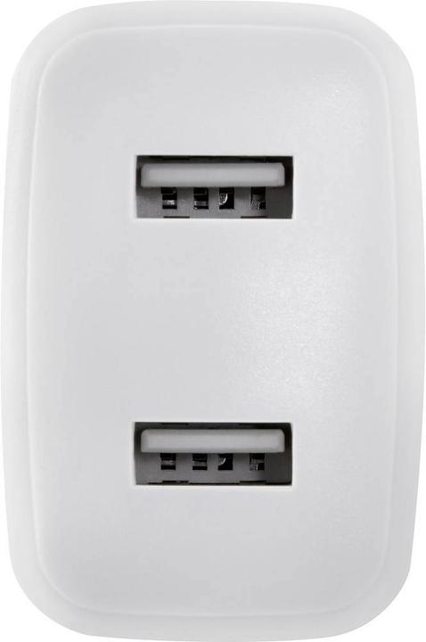 Actual product image Voltcraft USB Charger, 2x USB-A, 24W, white (24 W)