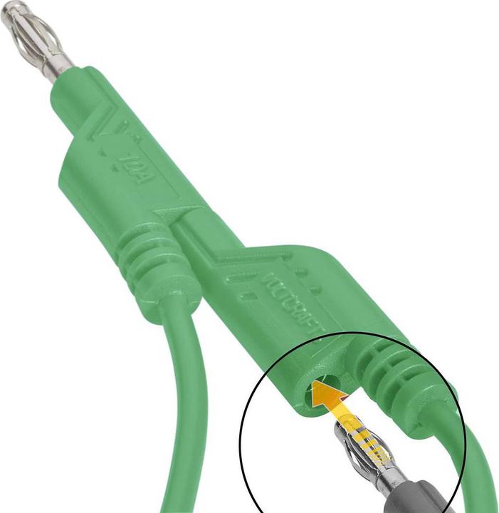 Produktbild Voltcraft 4 mm PVC-Messleitung 1 mm² 1 m