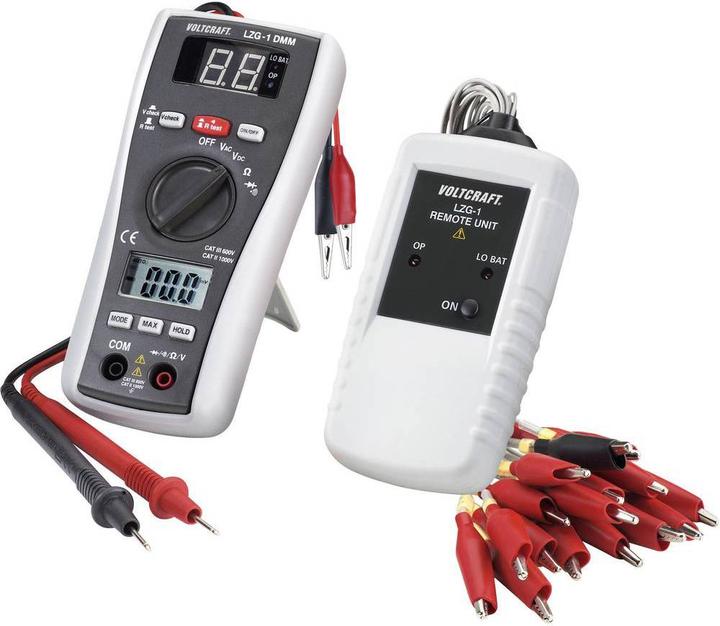 Voltcraft Multimeter with LZG-1 DMM line allocator (CAT III 600V)