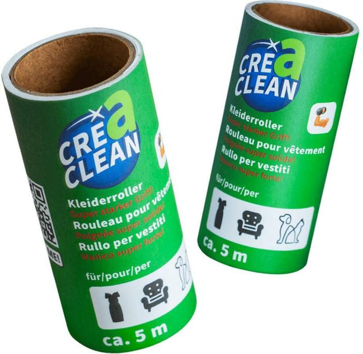 Actual product image CREaCLEAN Lint roller 1 handle + 10 spare rollers