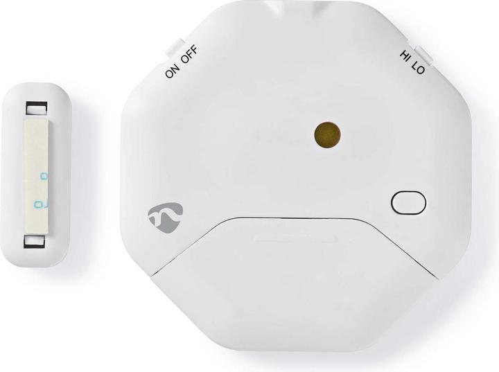 Image du produit Nedis Alarme de fenêtre Doorstep Capteur magnétique Alimenté par pile 2X CR2032 85 dB Blanc