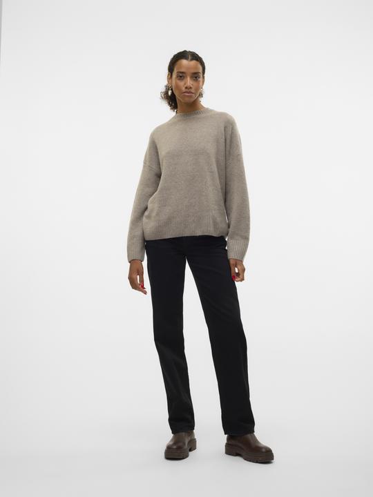 Actual product image Vero Moda Loose fit Round neck Ribbed cuffs Drop shoulder Pullover Knitted jumper (L)