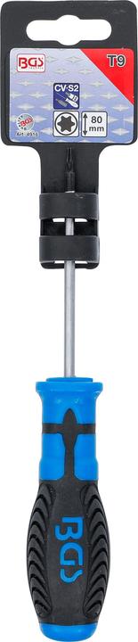Actual product image BGS Screwdriver T-Star (for Torx) T9 Blade Length 80 mm