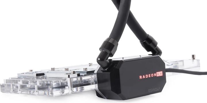 Actual product image Alphacool Eiswolf 2 GPU AIO 360mm Radeon RX 6800/6800XT/6900 Reference Design with Backplate