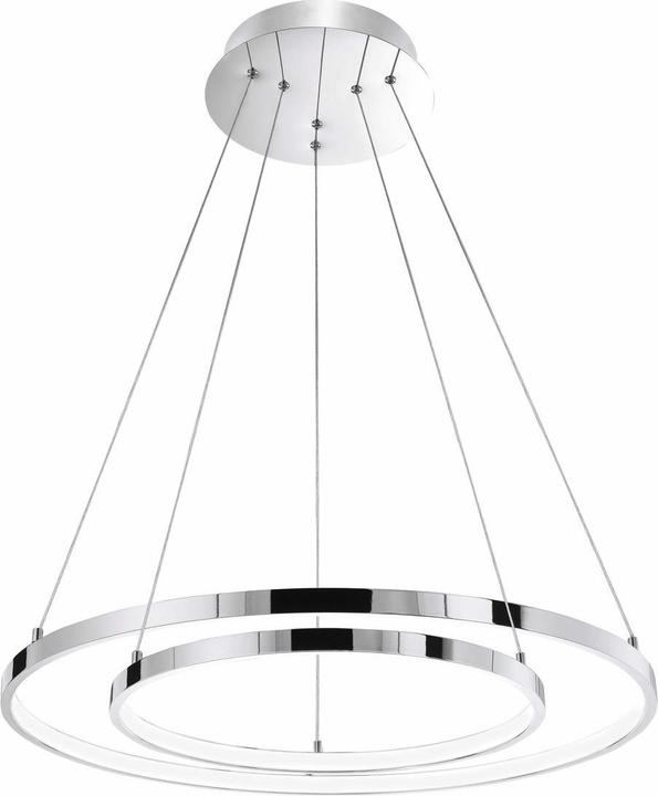 Image du produit Nova Luce ARIA LED Suspension Chrome 74W Blanc Chaud 120x60cm 17222003