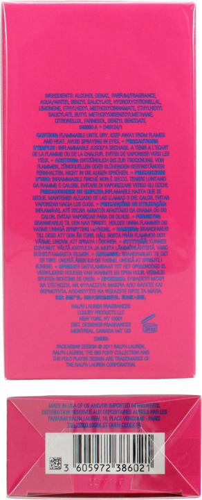 Immagine prodotto Ralph Lauren Grande pony rosa 2 (Eau de toilette, 100 ml)